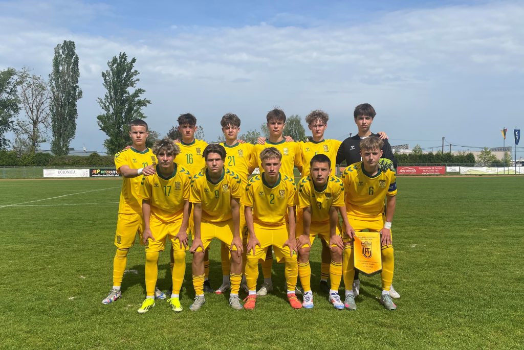 Vaikinų U16 rinktinė po baudinių serijos įveikė kroatus