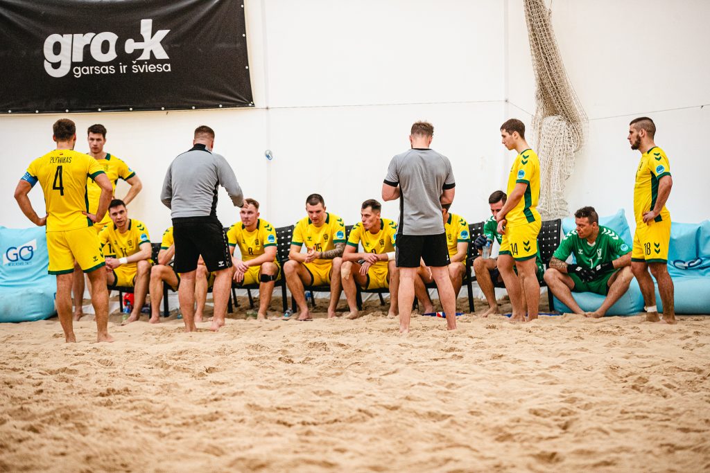 Paplūdimio futbolo rinktinės laukia kovos Europos paplūdimio futbolo lygos B divizione