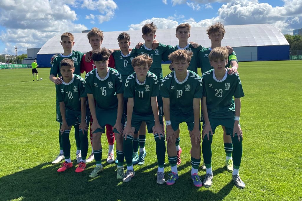 Vaikinų U14 rinktinė antrąkart nugalėjo estus