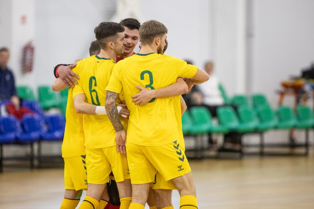 Lietuvos futsal rinktinė pirmoje dvikovoje nugalėjo JAE atstovus
