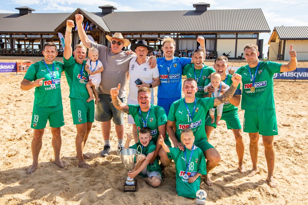 „Kauno Žalgiris“ apgynė STIKLITA paplūdimio futbolo taurės titulą